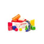 Mink&scaron;ta modeliavimo masė 1,8 kg, 6 neoninių spalvų, Scola