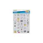 Dekorativiniai lipdukai Craft-Fun Smile 30 vnt