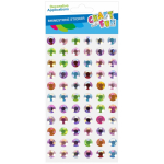 Dekoratyviniai vaivoryk&scaron;tiniai kristalai-lipdukai Craft-Fun spalvoti 10 mm 66 vnt