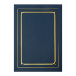 Aplankai diplomams Line A4, mėlynos spalvos, 1 vnt.