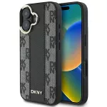 DKNY MagSafe dėklas iPhone 16 &ndash; juodas