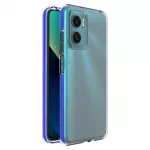Skaidrus TPU dėklas Xiaomi Redmi 10 &ndash; tamsiai mėlynas