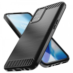 Carbon Case TPU dėklas OnePlus Nord N200 5G &ndash; juodas