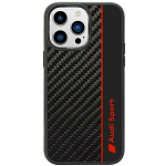 Audi anglies ra&scaron;to dėklas iPhone 14 Pro &ndash; juodas