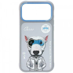 Nimmy Cool&Cute 2.0 dėklas iPhone 17 Pro Max &ndash; pilkas