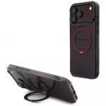 Mercedes AMG IML dvigubo sluoksnio miesto linijos dėklas su žiediniu stovu MagSafe skirtas iPhone 18 Pro Max / 17 Pro Max - bordo