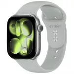 Dirželis Tech-Protect Silicone Apple Watch 8 / 9 / 10 / 11 / 12 / SE (40 / 41 / 42 mm), pilkas