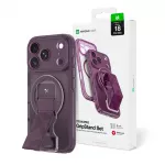 AmazingThing Titan Pro Lens Stand Set dėklas, skirtas iPhone 18 Pro Max su magnetiniu laikikliu ir stovu, suderinamas su MagSafe - violetinė