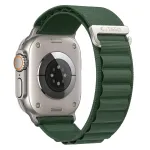 Dirželis Tech-Protect Nylon Pro Apple Watch 8 / 9 / 10 / 11 / 12 / SE / Ultra (44 / 45 / 46 / 49 mm), karinės žalios spalvos