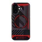 Audi MagSafe dėklas iPhone 16 6.1 &ndash; juodas
