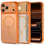 Tech-Protect MagPrime MagSafe CC dėklas skirtas iPhone 18 Pro Max / 17 Pro Max - matinis kosminis oranžinis