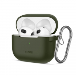 Tech-Protect silikoninis dėklas su kabliuku AirPods 3 &ndash; žalias