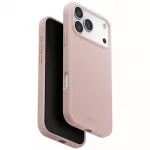 Uniq Lino iPhone 17 Pro Max Magclick įkrovimo dėklas &ndash; rožinis