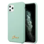 Guess silikoninis dėklas iPhone 11 Pro Max &ndash; žalias
