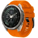 Dirželis Tech-Protect Silicone Garmin Fenix 5 / 6 / 6 Pro / 7 / 8 / 8 Pro / E / 9 / 9 Pro (51 mm), oranžinis