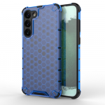 &Scaron;arvuotas dėklas Samsung Galaxy S23+ Honeycomb &ndash; mėlynas