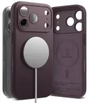 Dėklas Ringke Silicone MagSafe telefonui iPhone 18 Pro - tamsi vy&scaron;nia