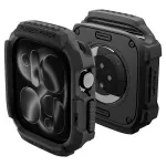 Dėklas Spigen Rugged Armor laikrodžiui Apple Watch 46 mm &ndash; matinis juodas