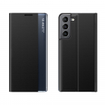New Sleep atverčiamas dėklas Galaxy S22+ &ndash; juodas