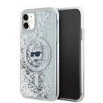 Karl Lagerfeld Liquid Glitter MagSafe dėklas iPhone 11/XR