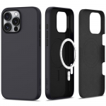 Tech-Protect silikoninis MagSafe dėklas iPhone 16 Pro &ndash; juodas