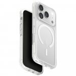 Uniq Combat MagClick dėklas iPhone 17 Pro &ndash; baltas