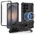 Tech-Protect MagBlast MagSafe dėklas + grūdintas stiklas 2-Pack Samsung Galaxy S26 Ultra - juodas