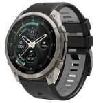 Dirželis Tech-Protect IconBand Pro Garmin Fenix 5X / 5X Plus / 6X / 6X Pro / 7X / 8 / 8 Pro / 9 / 9 Pro (51 mm), juodas/pilkas