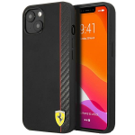 Ferrari dėklas iPhone 13 mini &ndash; juodas, On Track Stripe