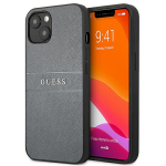 Guess Saffiano Stripe dėklas iPhone 13 mini &ndash; pilkas