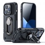 Joyroom Dual Hinge &scaron;arvuotas dėklas iPhone 14 Pro &ndash; juodas