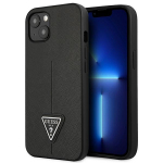 Guess Saffiano Triangle dėklas iPhone 13 mini &ndash; juodas