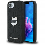 Karl Lagerfeld Monogram dėklas iPhone 16e &ndash; juodas
