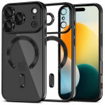 Tech-Protect MagFlex dėklas iPhone 17 Pro Max &ndash; skaidrus juodas