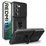 Tech-Protect CamShield Pro dėklas Xiaomi Redmi 15 &ndash; juodas