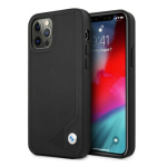 BMW Deboss odinis dėklas iPhone 12/12 Pro &ndash; juodas