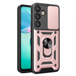 Hybrid Armor Camshield dėklas Samsung Galaxy S25+ &ndash; rožinis
