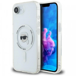 Karl Lagerfeld MagSafe dėklas iPhone 16e &ndash; baltas
