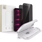 Privatumą saugantis grūdintas stiklas Tech-Protect OneTouch Set Spy+, 2 vnt. rinkinys, telefonui iPhone 18 Pro Max