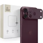 Kameros apsauginis stiklas Tech-Protect Camalloy Fit+ iPhone 18 Pro Max, bordo
