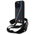 BMW M Edition Carbon dėklas iPhone 16 Pro Max &ndash; juodas