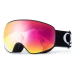 Slidinėjimo akiniai vaikams Qunature Black (M/L dydis) - juodi - OUTLET