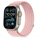 Tech-Protect Nylon Sport dirželis Apple Watch 44/45/46/49 mm - &Scaron;viesiai rožinis