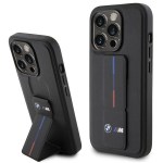BMW Grip Stand Hot Stamp dėklas iPhone 15 Pro &ndash; juodas