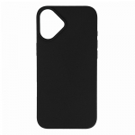 TPU dėklas iPhone 16 su kviečių sėlenomis &ndash; juodas