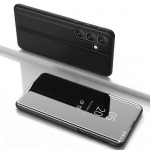 Samsung Galaxy S25+ Clear View dėklas su atvartu &ndash; juodas