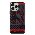 Audi MagSafe dėklas iPhone 16 Pro Max &ndash; juodas