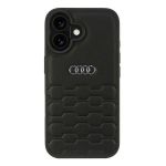 Audi Synthetic Leather dėklas iPhone 16 &ndash; juodas