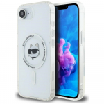 Karl Lagerfeld MagSafe dėklas iPhone 16e &ndash; baltas