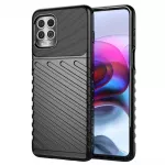 Thunder Case lankstus, atsparus, tvirtas TPU dėklas, skirtas Motorola Moto G100 / Edge S, juodas